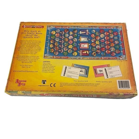 BATTLE OF THE SEXES University Games Board Game - Picture 1 of 5